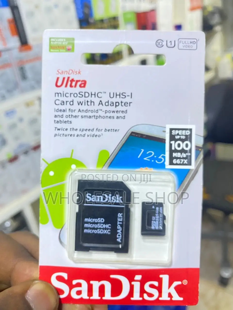 64gb Sandisk Micro-Card With Adapter