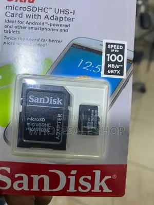64gb Sandisk Micro-Card With Adapter