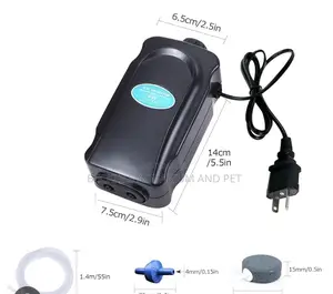 12 Watts ,Double Outlet Airpump