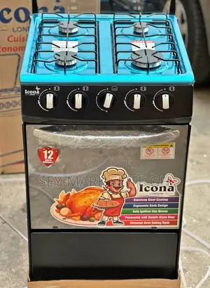 Icona London Gas Stove Burner With Oven