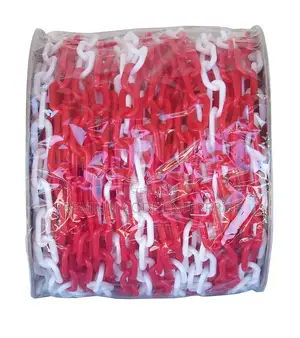 Red & White Plastic Barrier Pe Safety Chain
