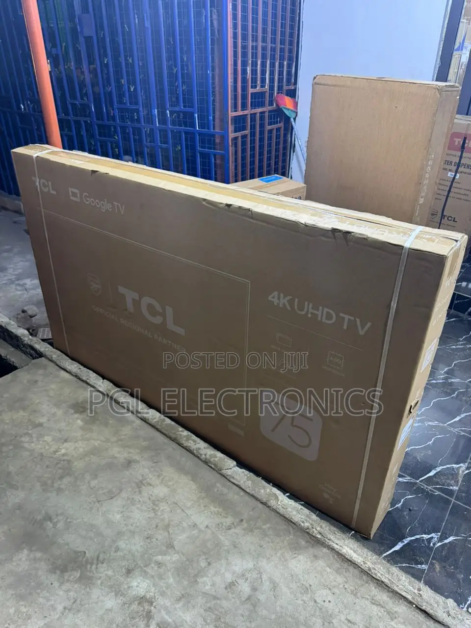 TCL Uhd + HDR 10+ Crystal Clear 75-Inch Google Smart Tv