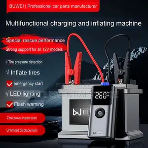 Emergency Car Starter Inflating Auto Repair With Power Bank