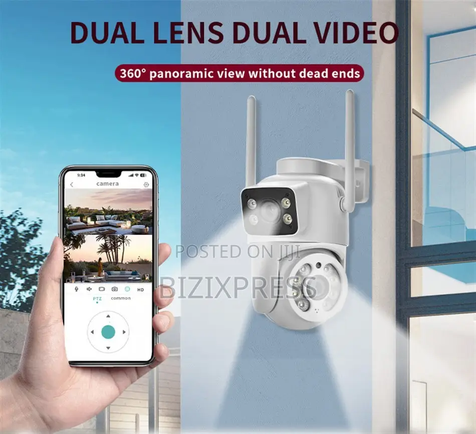 Dual Lens Wifi Security Camera