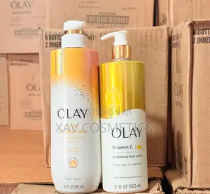 Olay Brightening Vitamin C Body Lotion and Body Wash