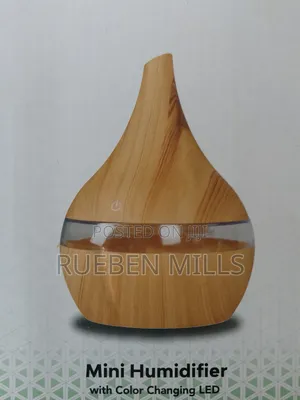 Portable Mini Natural Wood Color Essential Oil Diffuser