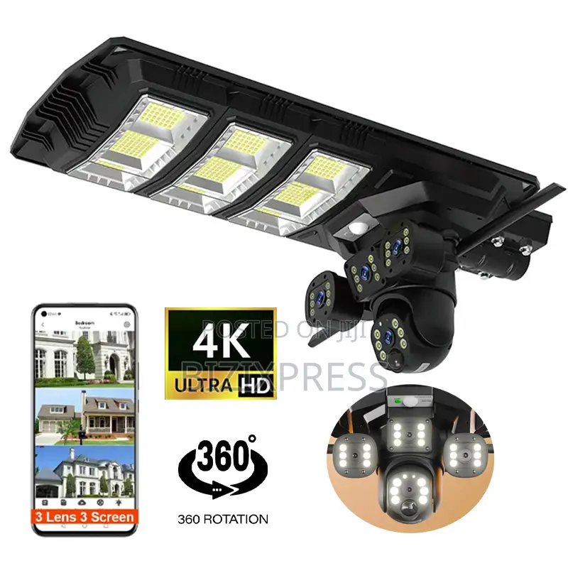 Street Light Solar 360° Camera 4g