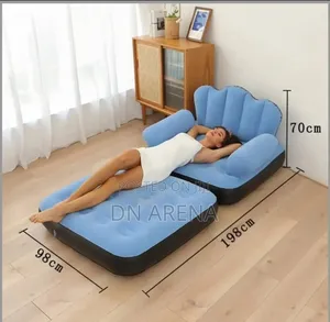 Inflatable Sofa With Air Pump Outdoor Adult Lazy Sofa