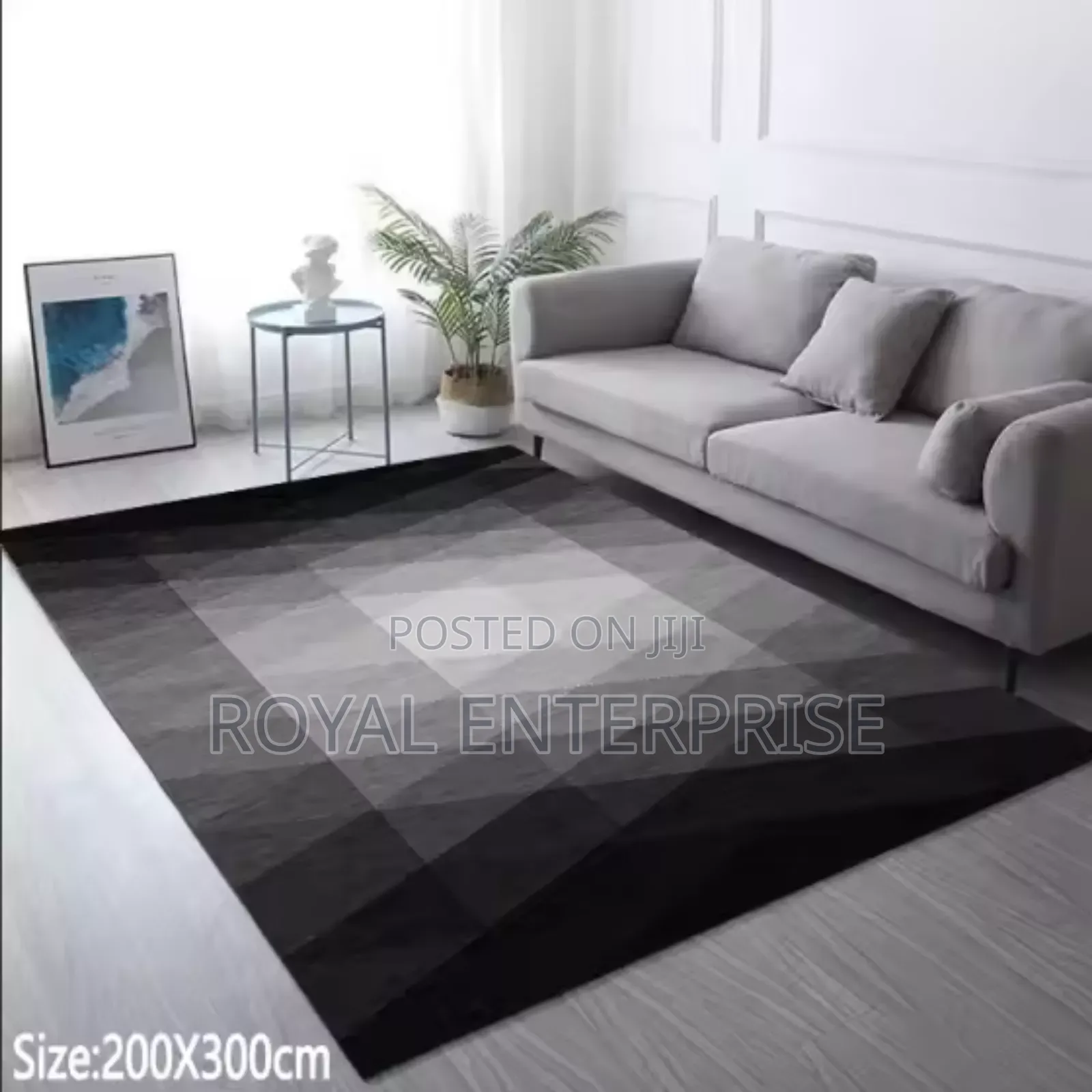 Nordic Style Living Room 3d Carpet ( 200/300cm )