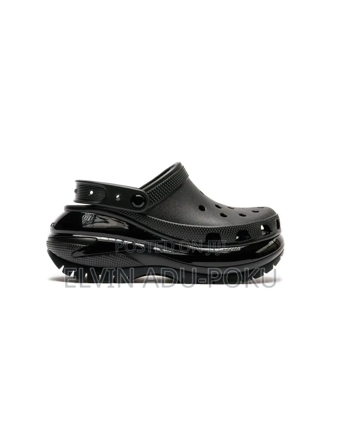 Crocs Double-platform Slingback Slides