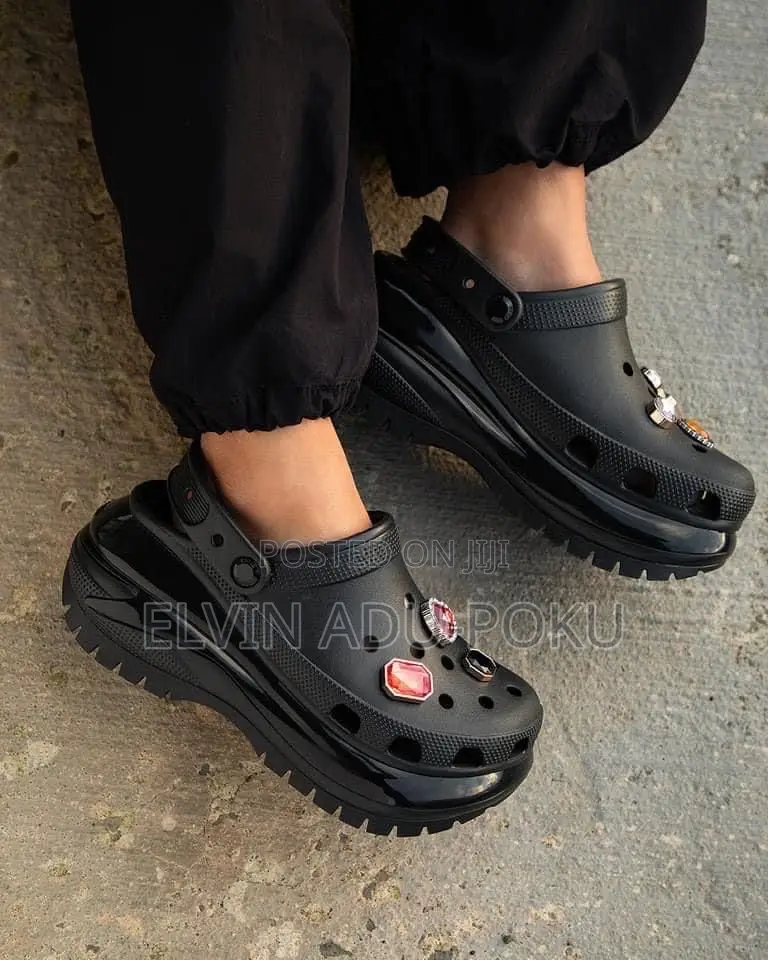 Crocs Double-platform Slingback Slides
