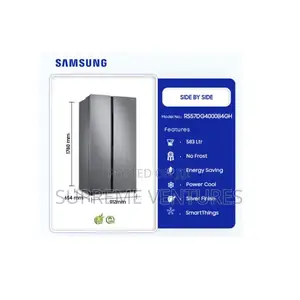 Samsung 583ltrs Side by Side Refrigerator Rs57dg4000b4gh