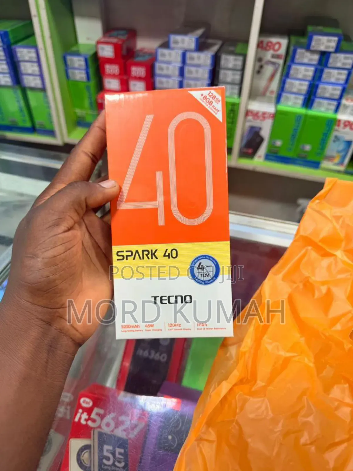 New Tecno Spark 40 128 GB Black