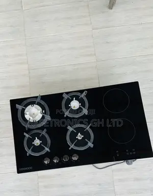 Secure Black Kenwood 90cm 2 Electric 4 Gas Cooker