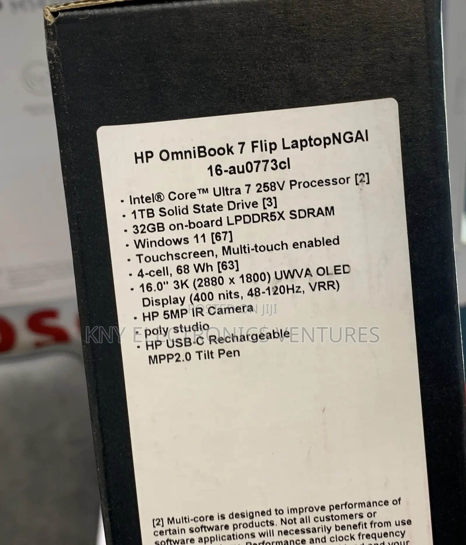New Laptop HP OmniBook 7 16" 32GB Intel Core Ultra 7 SSD 1T
