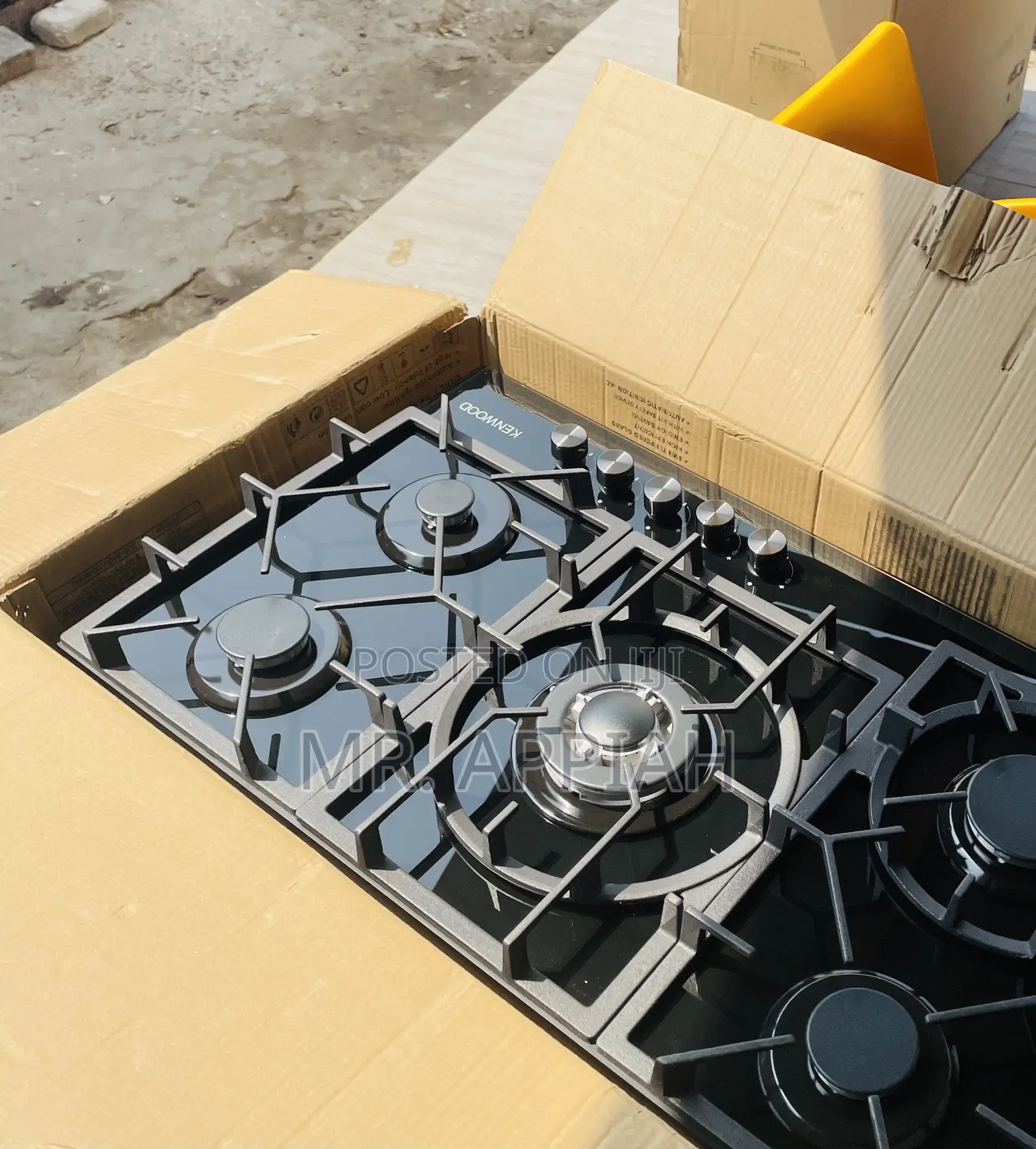Get Classic Finest Kenwood 90cm 5 Gas Hob(Touch Nob).