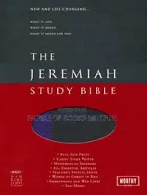 Jeremiah Study Bible, Limited Edition/Deluxe Leather/ NKJV