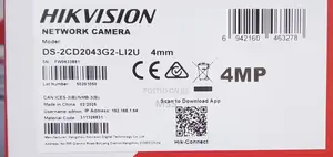 Hikvision 4mp Ip Acusense Smart Hybrid Bullet