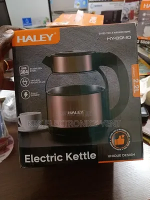 Haley 2.2liter Stainless Steel Glass Kettle