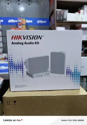 Hikvision 60w Analog Amplifier Kit + 2*20w Cabinet Speaker