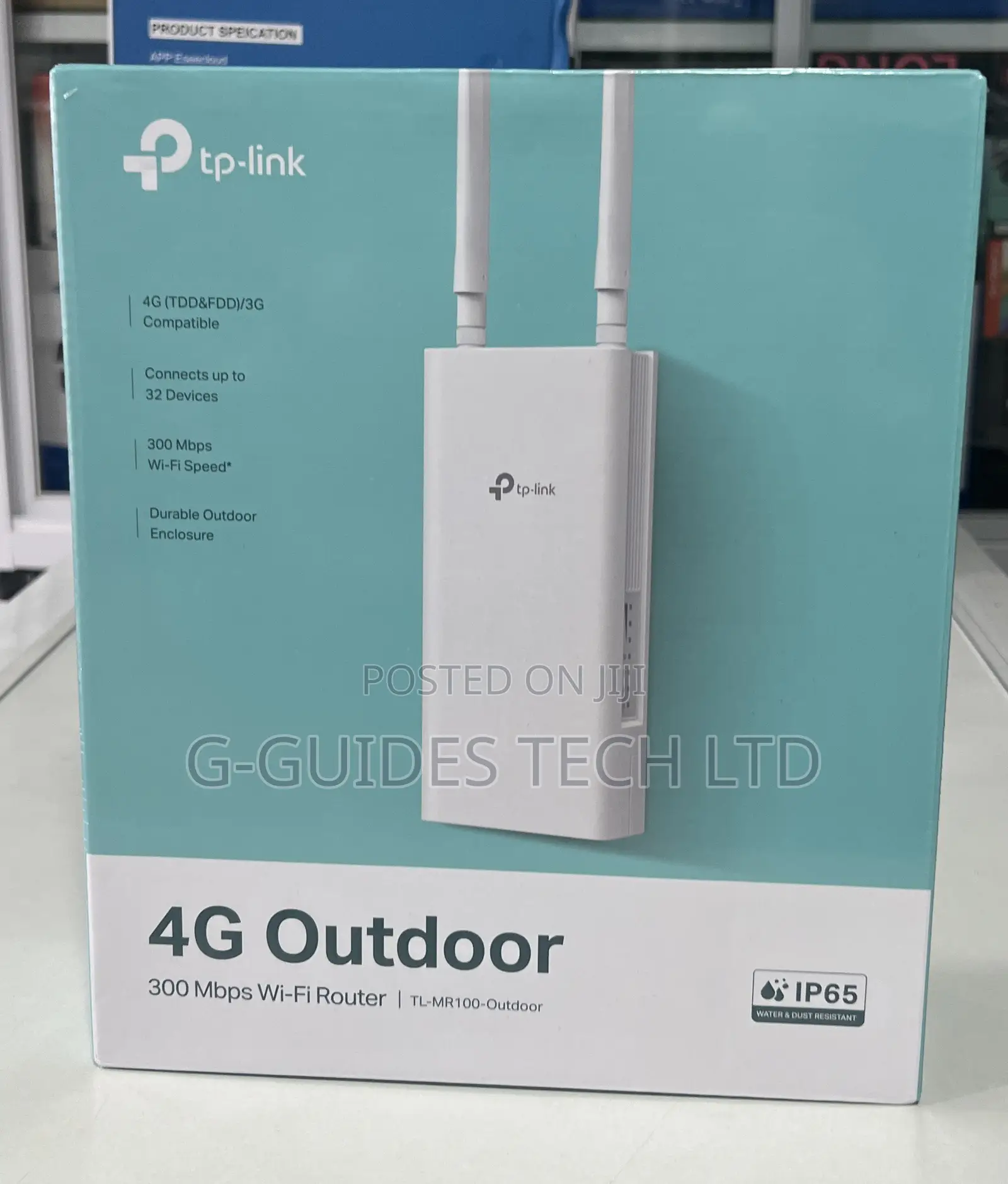 Tp-Link 4g Outdoor 300mbps Wi-Fi Router Tl-Mr100-Outdoor