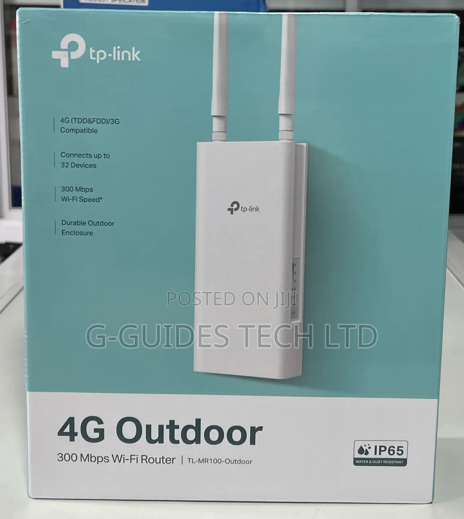 Tp-Link 4g Outdoor 300mbps Wi-Fi Router Tl-Mr100-Outdoor