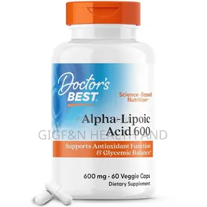Doctor's Best, Alpha-Lipoic Acid, 600mg(Nerves Support)