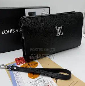 Anti Theft Perfect High Quality Leather Lv Men’S Handbag