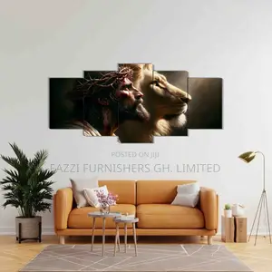 Lion of Judah Christian Wall Arts Canvas 3d Panels Frames