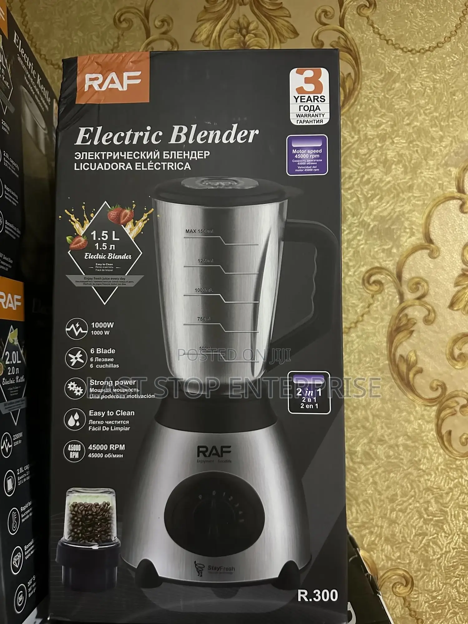 Raf Electric 2 in 1 Blender