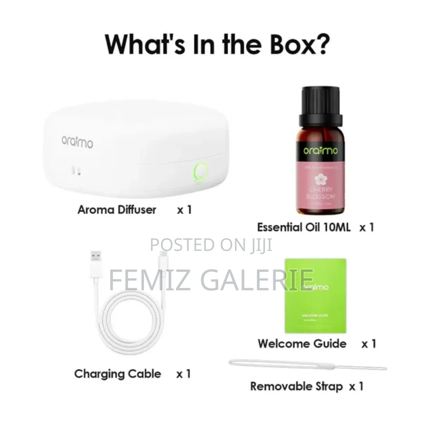 Oraimo Aromago Waterless Rechargeable Aromatherapy Diffuser