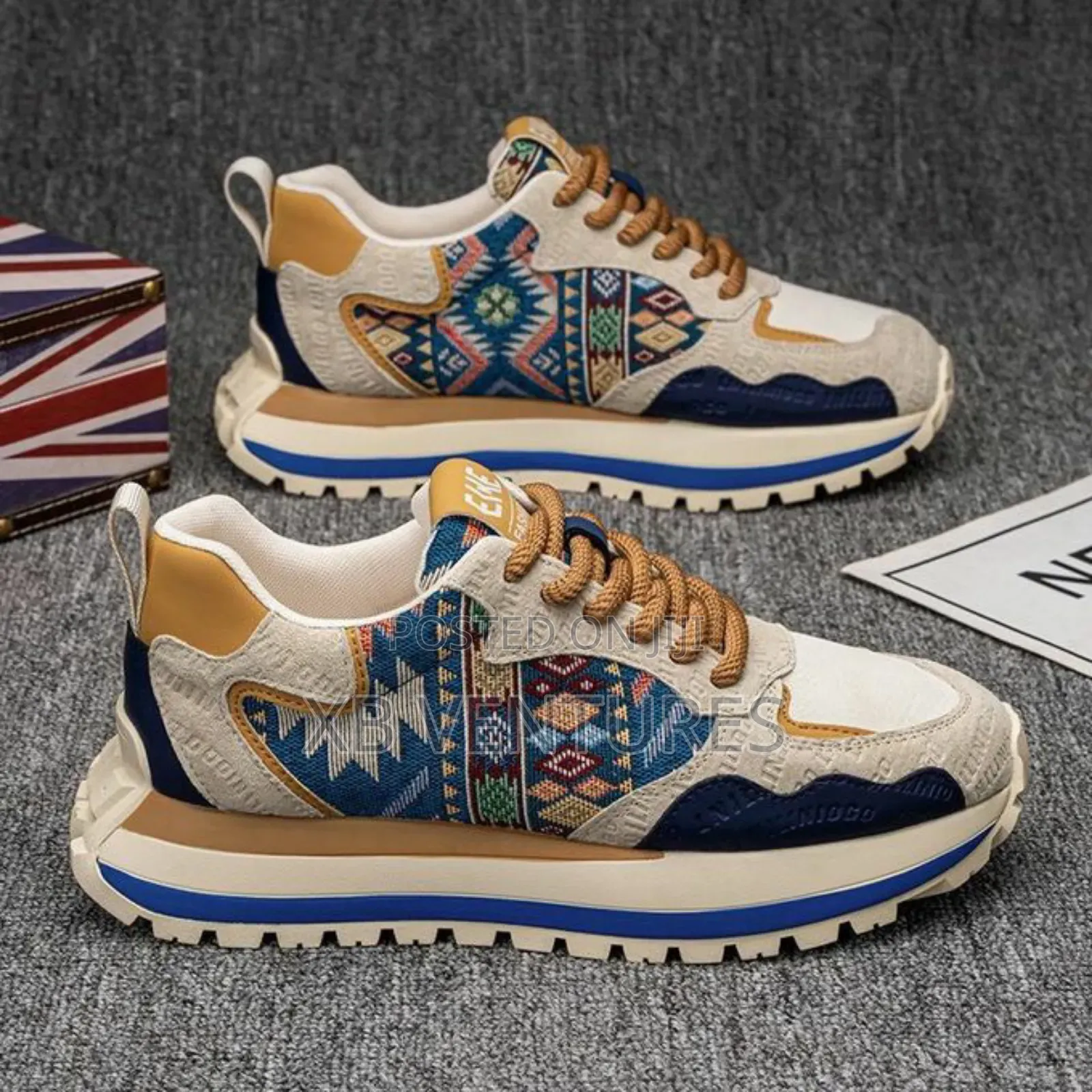 Aidailu Men's Retro Basketball Sneakers