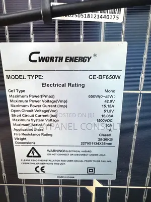 650w Monocrystalline Solar Panel