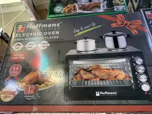 55 Liters Hoffmans Electric Oven With Hotplate