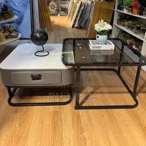 Luxury Coffee Centre Table Glass Top