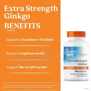 Extra Strength Ginkgo Biloba, 120mg(Blood Flow Mental Health)