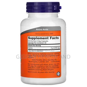 Now Foods, Glycine, 1000mg/100 Caps(Promote Restful Sleep)