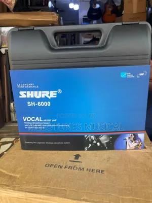Shure Sh-6000 Vocal Artist Uhf Wireless Microphone
