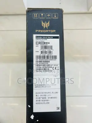 New Laptop Acer Predator Helios Neo 16 16GB Intel Core I9 SSD 1T
