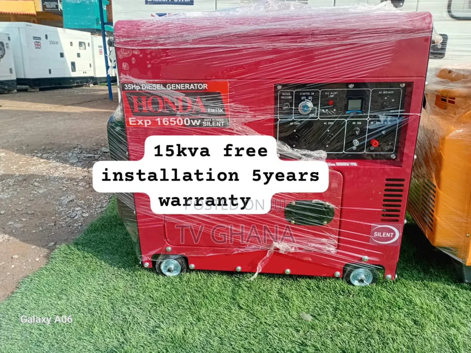 Generator Sales and Service Honda 15kva Diesel Generator