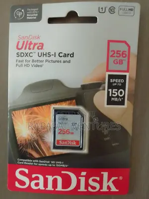 Sandisk Ultra SDXC Uhs-1 Card 256gb