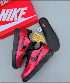 Nike Force 1 Foamposite Af1 Mirror Red