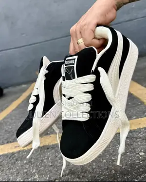 Puma Xl Suede Black and Cream