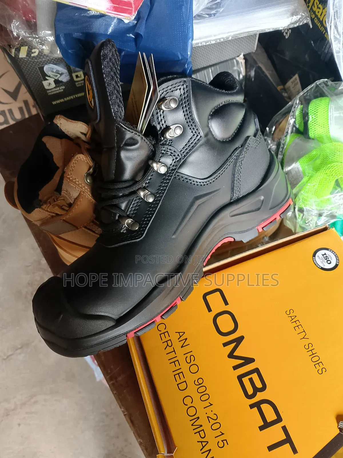 Safetoe Hd Safety Boot. Puncture, Slippery&Water Resistant.