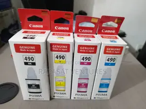 Canon 490 Ink Bottles Original - 200 Per Colour