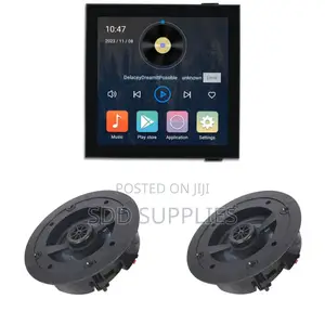 2set Of Rimles Ceiling Speaker & 120w Wall Android Amplifier