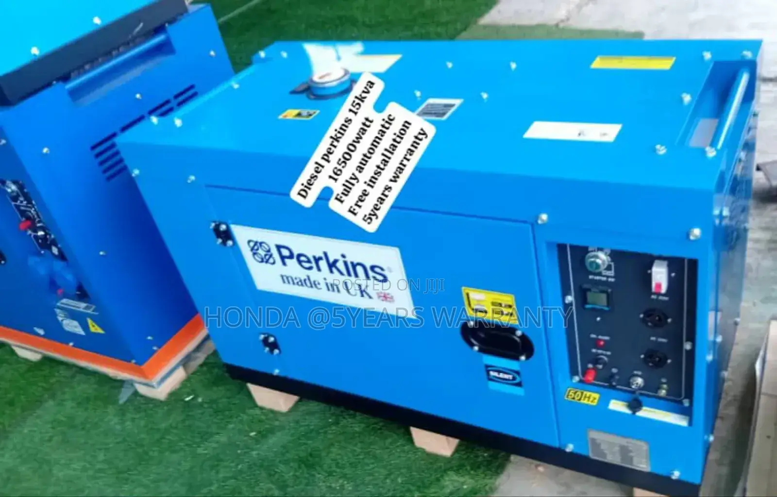 Standard and Tested Perkins 15kva 16500watt Diesel Generator