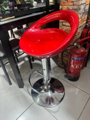 Hot Red Barstool.