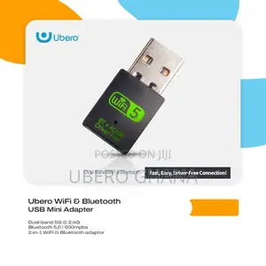 Ubero 2.4/5g Wifi Bluetooth Usb Mini Adapter 600mpbs