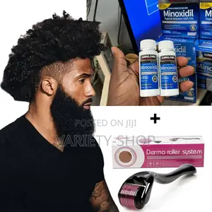 Super Combo for Beard and Hair Growth (2 Kirkland + 1 Roller